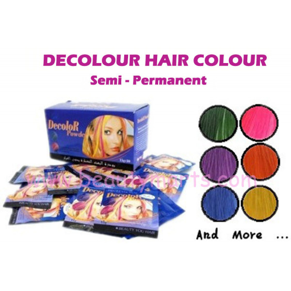 Decolour Dye Powder (Semi-permanent)